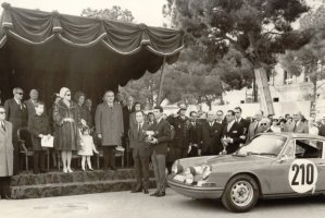 Vic Elford e David Stone regalano alla Porsche la prima vittoria nel Principato nel 1968
